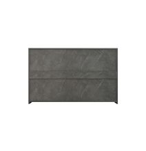 Cómoda de 6 Cajones con Amplio Espacio de Almacenaje - Mármol Gris - 120x40x75 cm - Mueble Moderno para Dormitorio.
