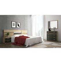 Cómoda 4 Cajones, Color Cambria y Grafito, Medidas: 89 cm (Largo) x 89,6 cm (Alto) x 39,6 cm de (Fondo) Meyvaser