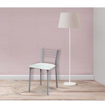 Pack de 4 Sillas de Cocina – Metálicas en Acabado Gris y Blanco, Medidas: 40 cm x 41 cm x 63 cm