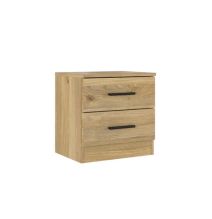 Conjunto Pack Cabecero y 2 Mesitas de Noche,Mesilla de noche 2 Cajones Color Mauvella, 110x45x1,6 cm (LargoxAltoxProfundo)