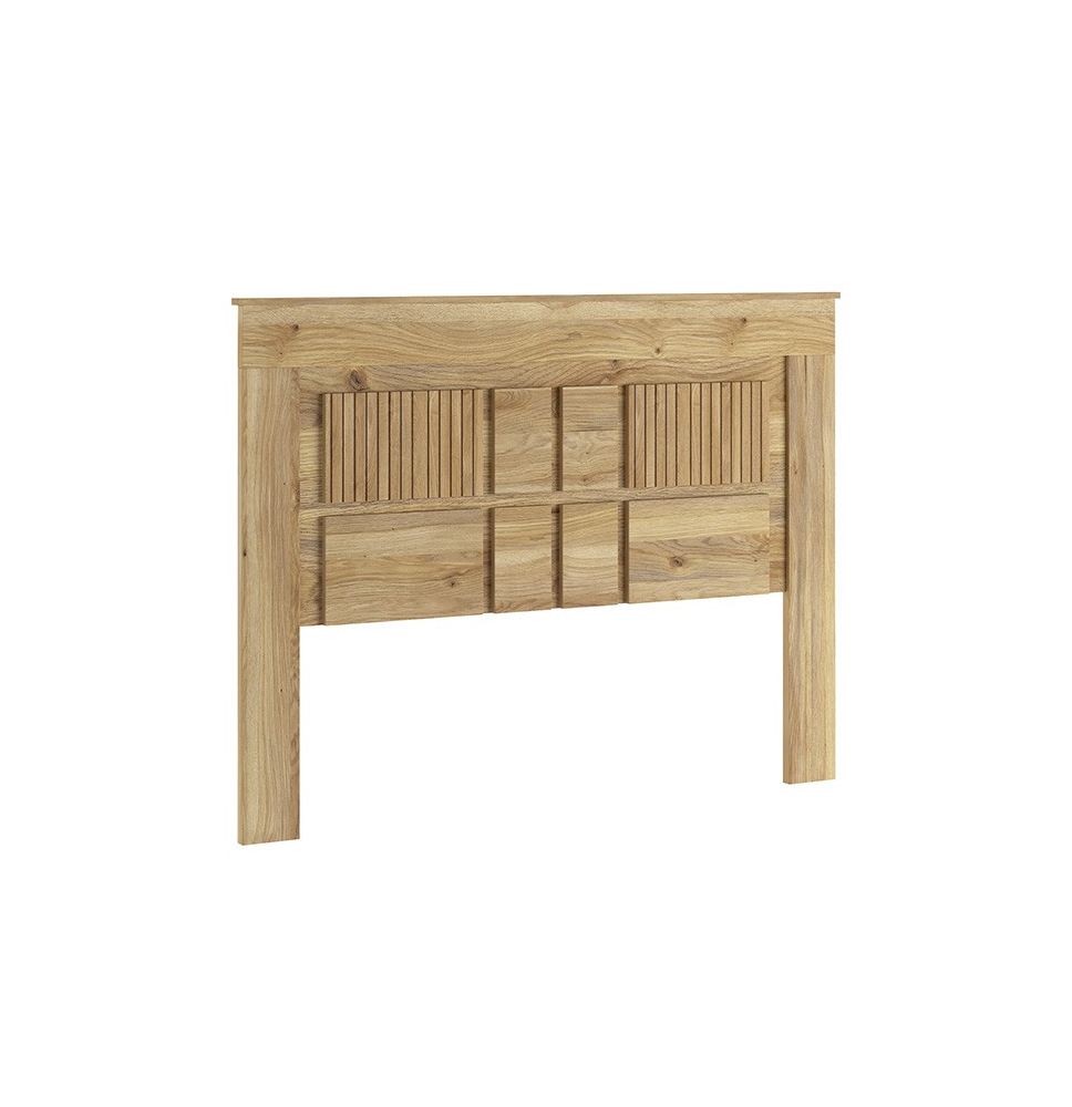 Cabezal para Cama de Matrimonio con patas, Color Mauvella Rayas, Medidas: 160 cm (Ancho) x 119,3 cm (Alto) x 3,8 cm (Fondo)